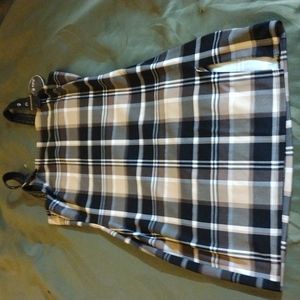 Plaid dress knee length dress medium